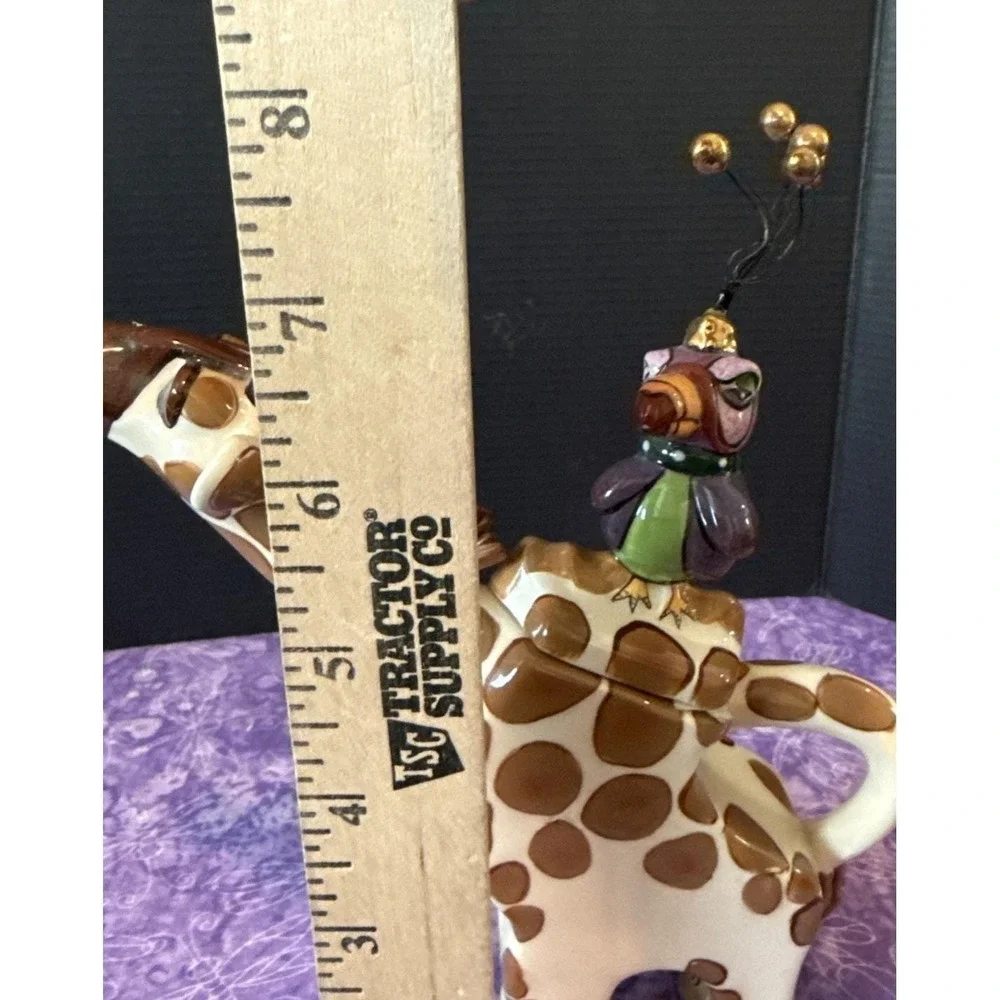 SWAK Lynda Corneille Hager The Giraffe Flossie Teapot Vintage Whimsical‎ READ